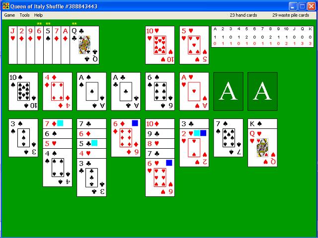 Queen of Italy Solitaire Game software
